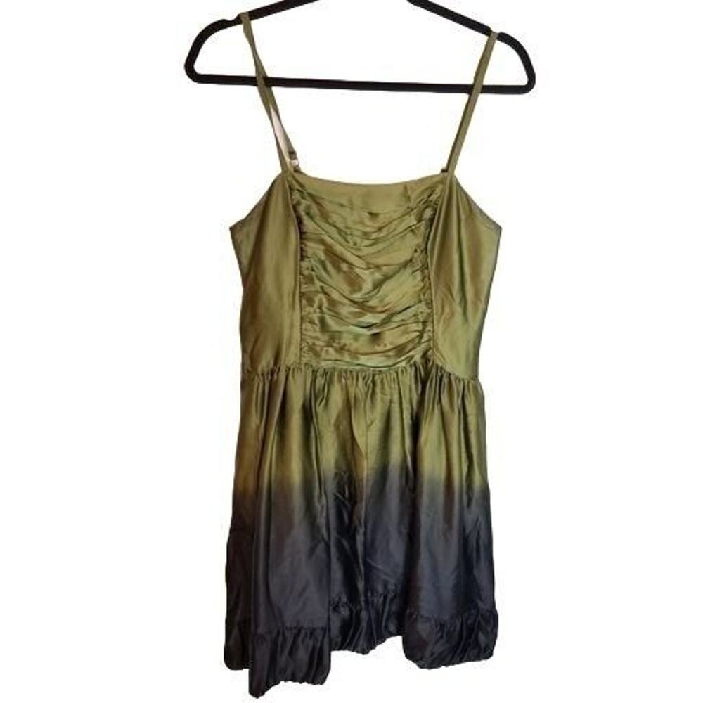 Kensie Womens Silk Ombre Mini Dress Size 8 Whimsigoth Fairy Grunge Steampunk